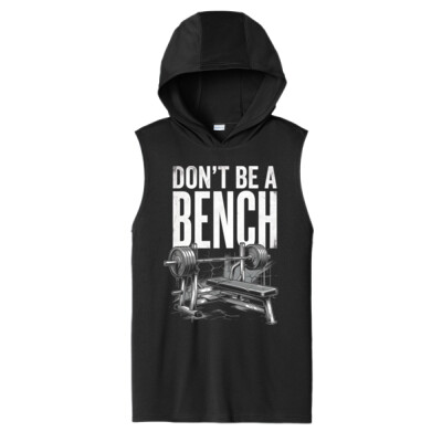 Adult Drifit Sleeveless Hoodie - DBAB full front Thumbnail