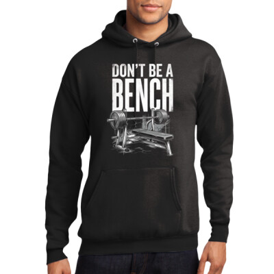 Adult Fleece Hoodie - DBAB full front Thumbnail